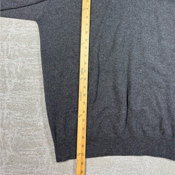 TSE Sport Mens 100% Cashmere Long Sleeve Light Sweater Gray Size XL - Picture 4 of 5
